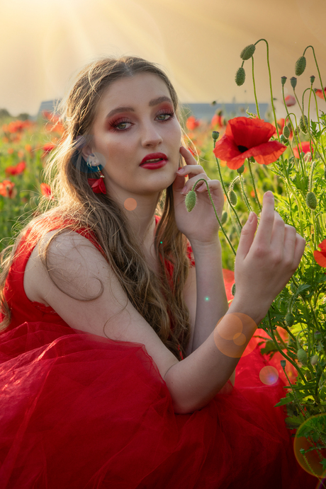 Love Poppies / Model Jennifer