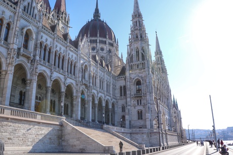Prachtige architectuur in Boedapest  