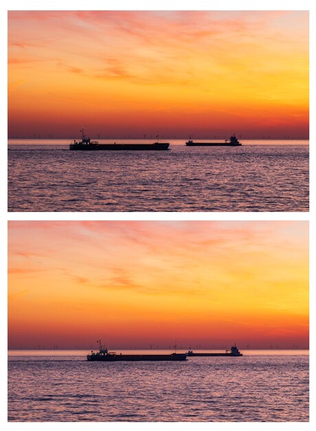 Ships passing in the night