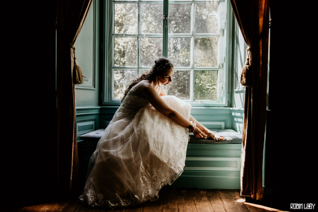 Bruid op de vensterbank