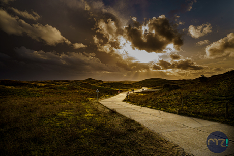 Wolkenluchten in Meijendel