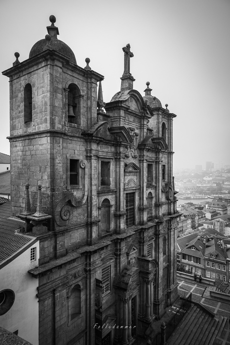 Igreja dos Grilos in zwart/wit.