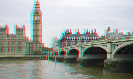 LONDON 3D anaglyph