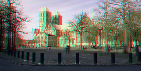 Domplatz Münster Westfalen 2025 3D 