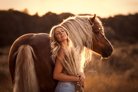 Romantische paardenfotografie - Marja