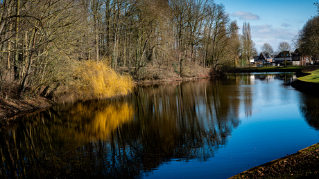 Landschap met reflectie