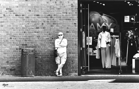 Waiting for your wife.