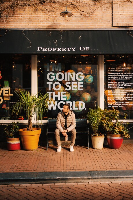 Going to see the world.