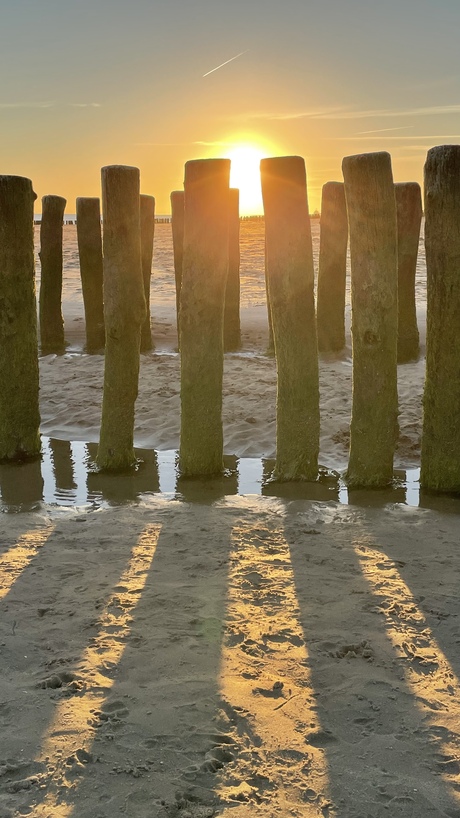 Zonsondergang Zeeland