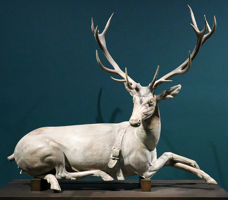 Detail uit renaissance houten beeld