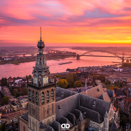 Goodmorning rooftop of Nijmegen