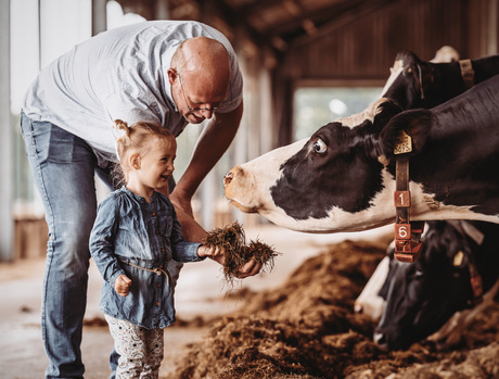 Op de Boerderij met opa 