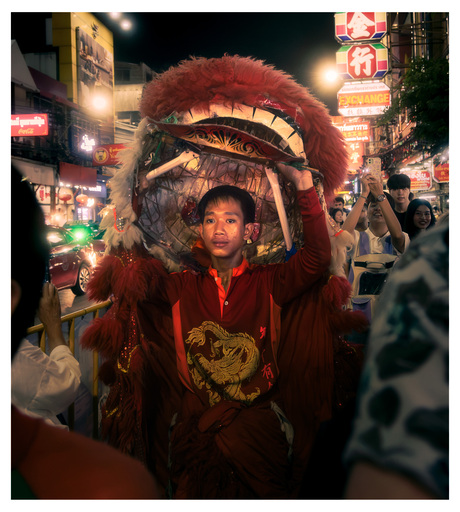 Kleine draak in Chinatown