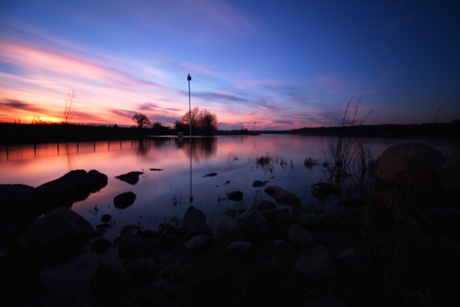 Long exposure sunset