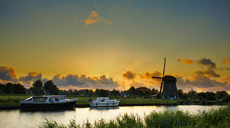 Langedijker zonsondergang