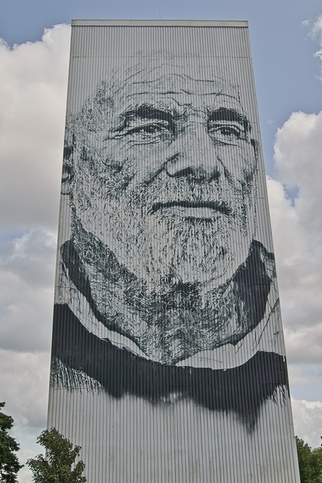 Mural - muurschildering flat Weidezicht