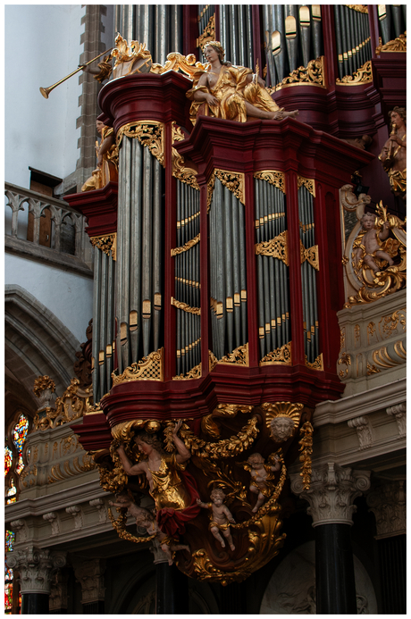 Stukje orgel St. Bavokerk Haarlem