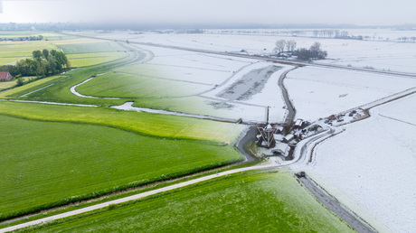 Zomer en winter in Groningen