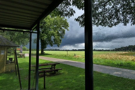 Wachten tot bui voorbij is