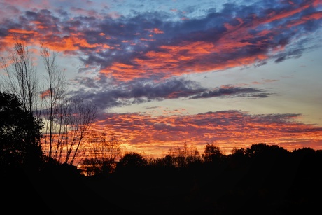Zonsopkomst vanochtend 