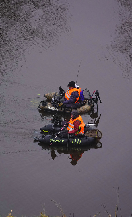 ondanks het koude, natte weer.......................