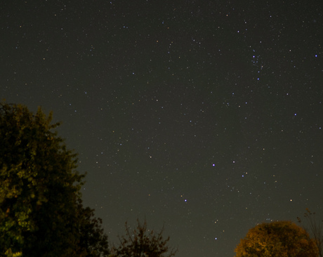 The sky by night