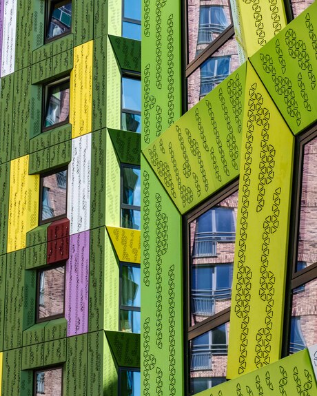 Kleurrijk met reflectie