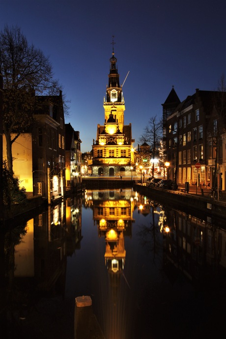 Uitzicht Hollands Kaasmuseum Waagplein.