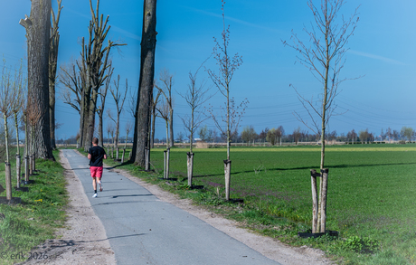 het was koud in de polder Zaterdag