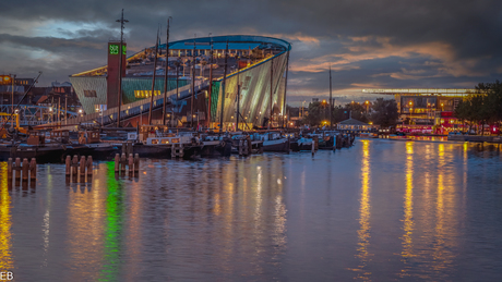 Amsterdam by night.