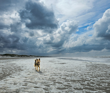 Onstuimige wolkenpartij 