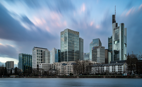 Frankfurt before sunset