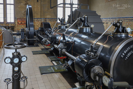 Stoommachine Woudagemaal in Lemmer