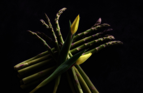 Tulpen en asperges