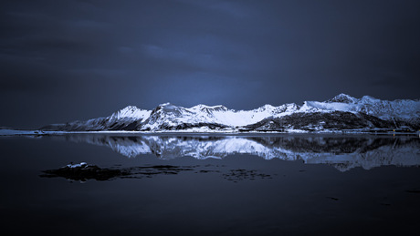 Blue Hour bij de Lofoten