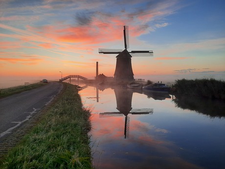 Zonsopkomst Kaagmolen 