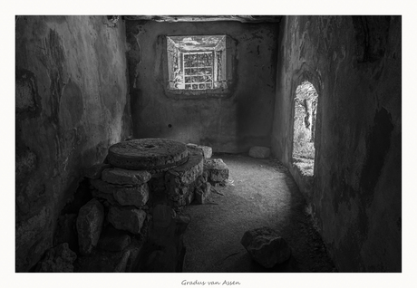 Oude watermolen op Kreta