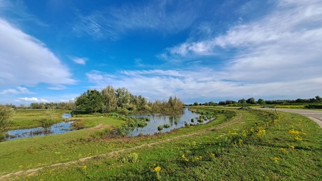 Mooie lucht boven het Munnikenland