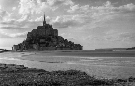 Analoge impressie Mont Saint-Michel