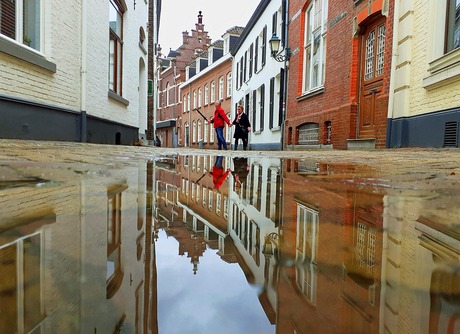 Hevige regenbui