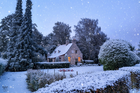 Huis in Sneeuw