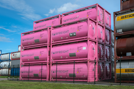 Pink Tankcontainers