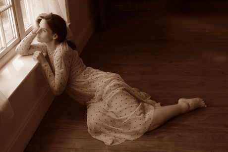 Looking out the window