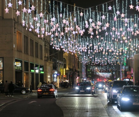 Londen, Oxford Street tijdens Kerst