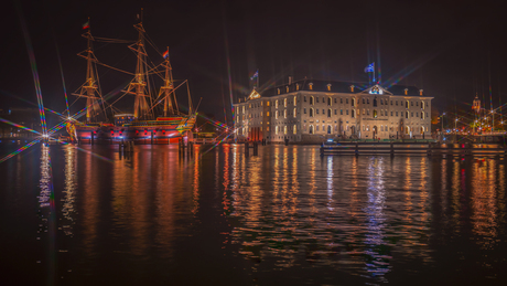 Amsterdam by night.