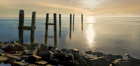 Oude steigerpalen Terschelling