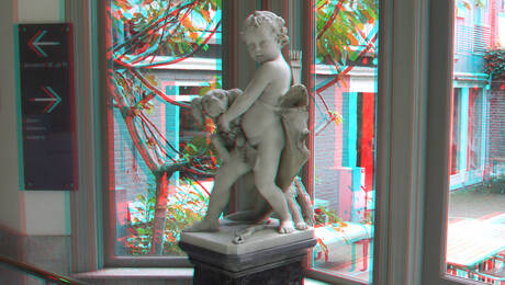 Kunst-gallery Pulchri Den Haag 3D anaglyph