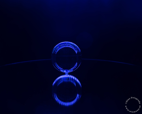 Lightpainting met glazen bol