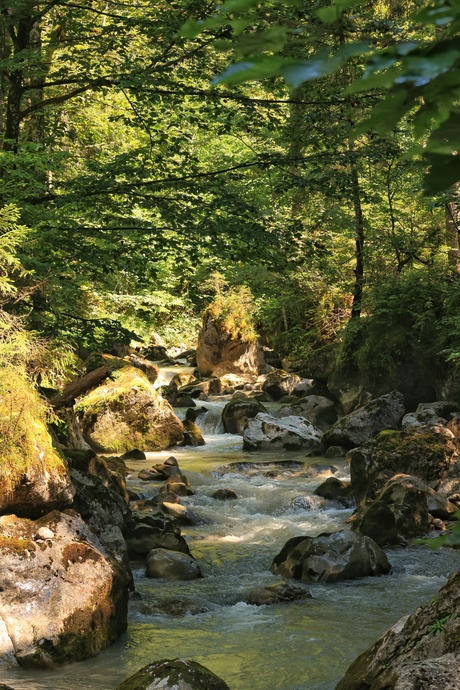 Stroomversnelling in Seisenbergklamm 