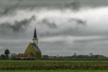 Slecht weer bij Den Hoorn